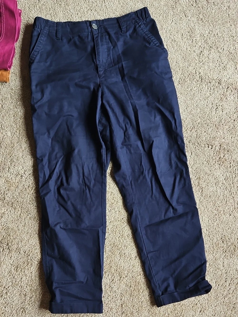 Old Navy Men's Navy Blue Chino Pants